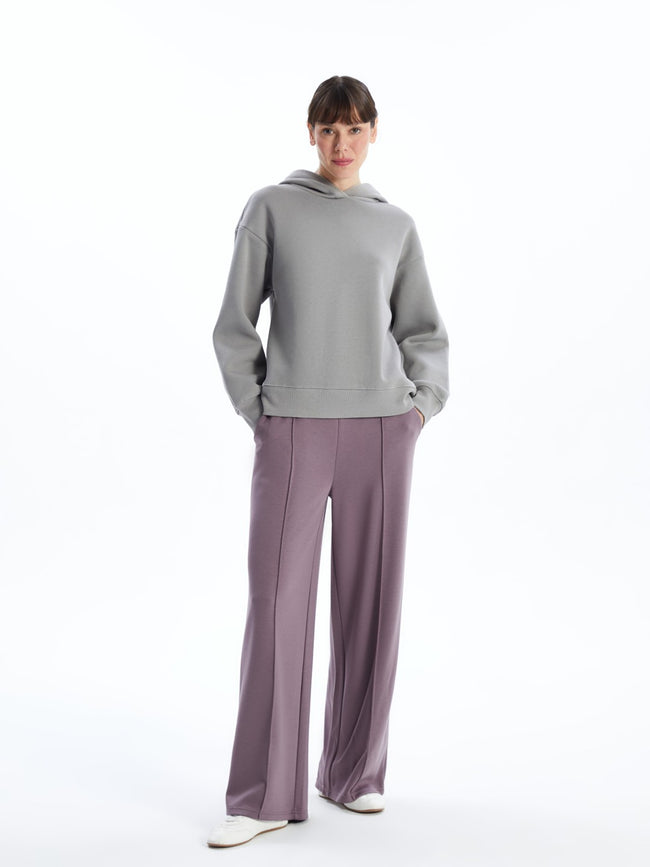 LCW Classic Elastic Waist Women Tracksuit Bottoms Hover Image