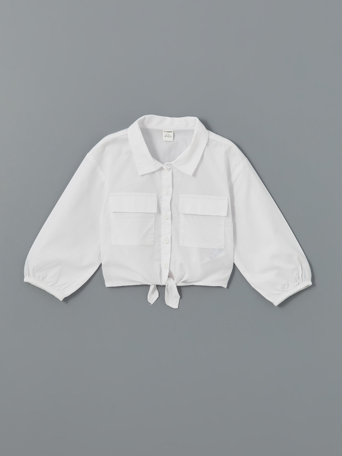 Long Sleeve Basic Girl Shirt