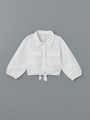 Long Sleeve Basic Girl Shirt