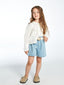 LCW Kids Elastic Waist Belted Girls Shorts