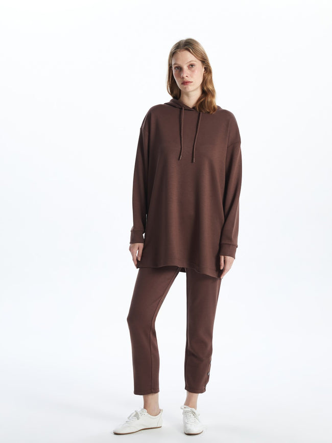 LCW Classic Elastic Waist Women Tracksuit Bottoms Hover Image