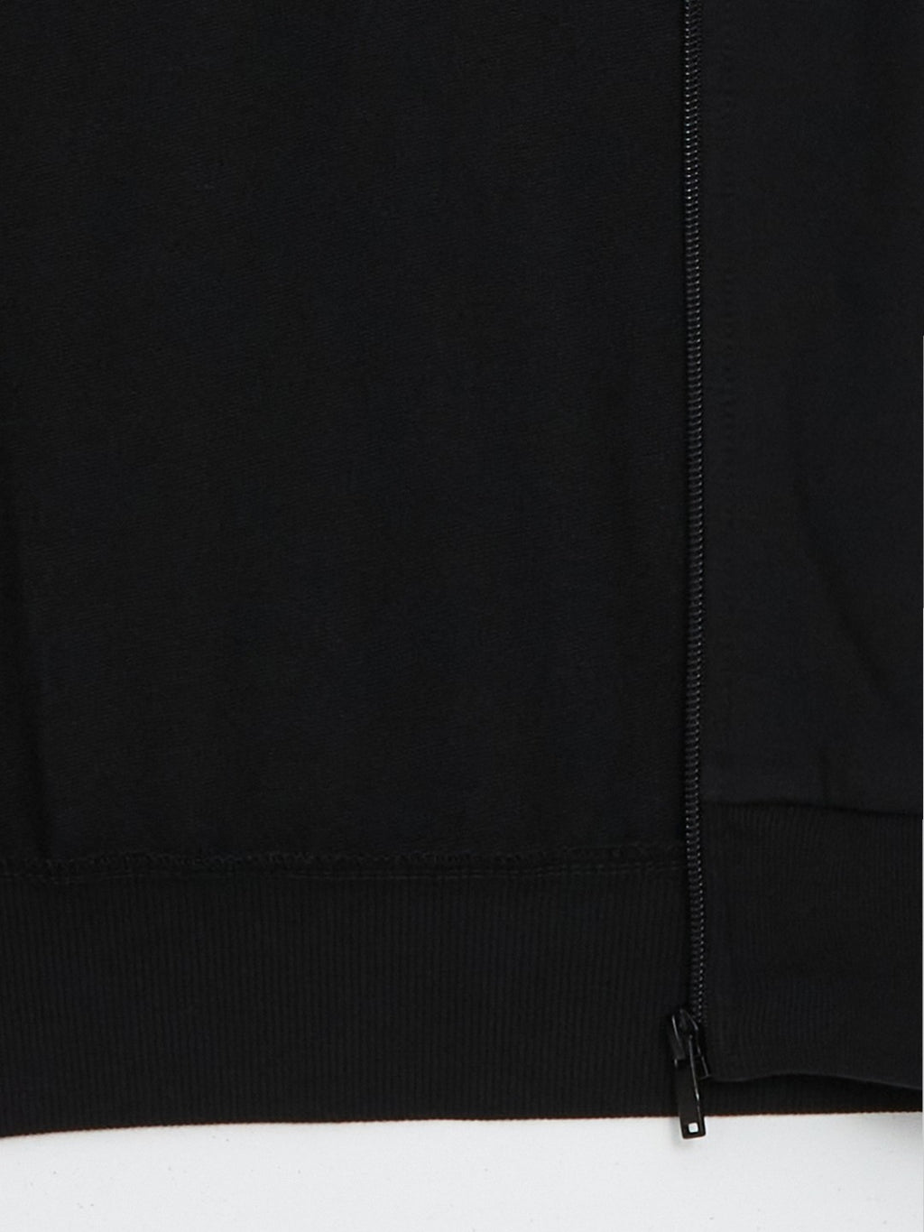 LCW Classic Black Hooded Oversize Women Zippered Sweatshirt