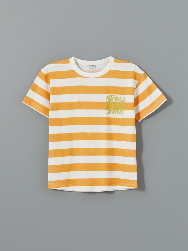 LCW Kids Crew Neck Boy T-Shirt Hover Image
