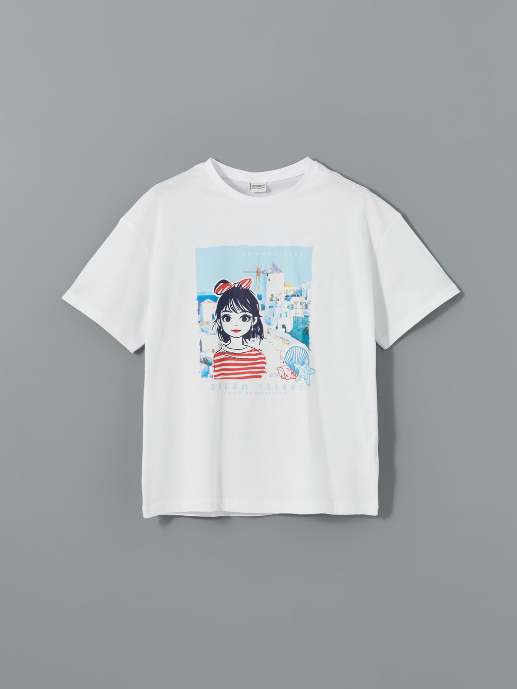 Crew Neck Girls T-Shirt