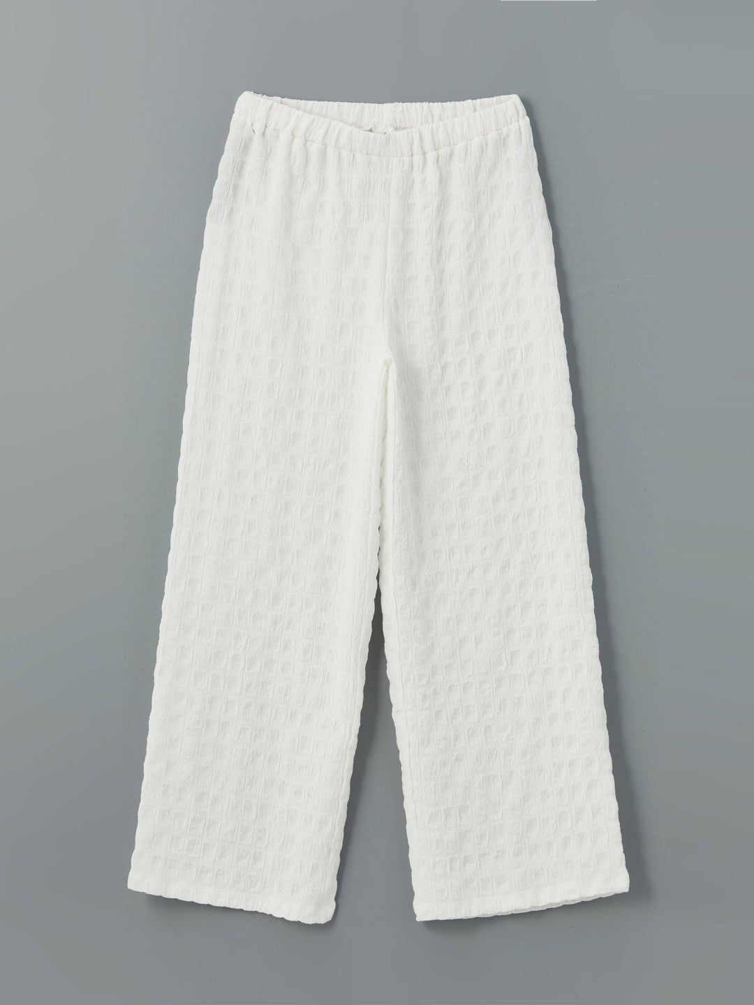 LCW Kids Elastic Waist Textured Girl Trousers