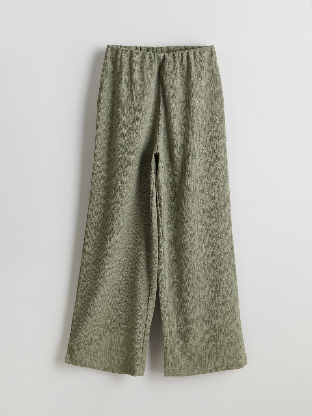 LCW Kids Elastic Waist Textured Girl Trousers