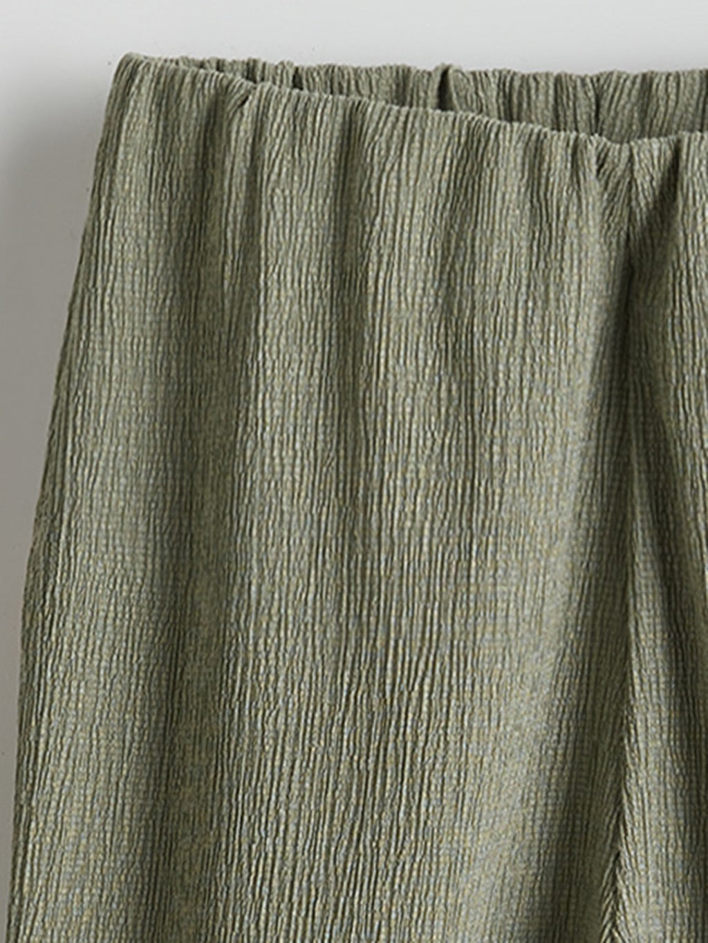 LCW Kids Elastic Waist Textured Girl Trousers