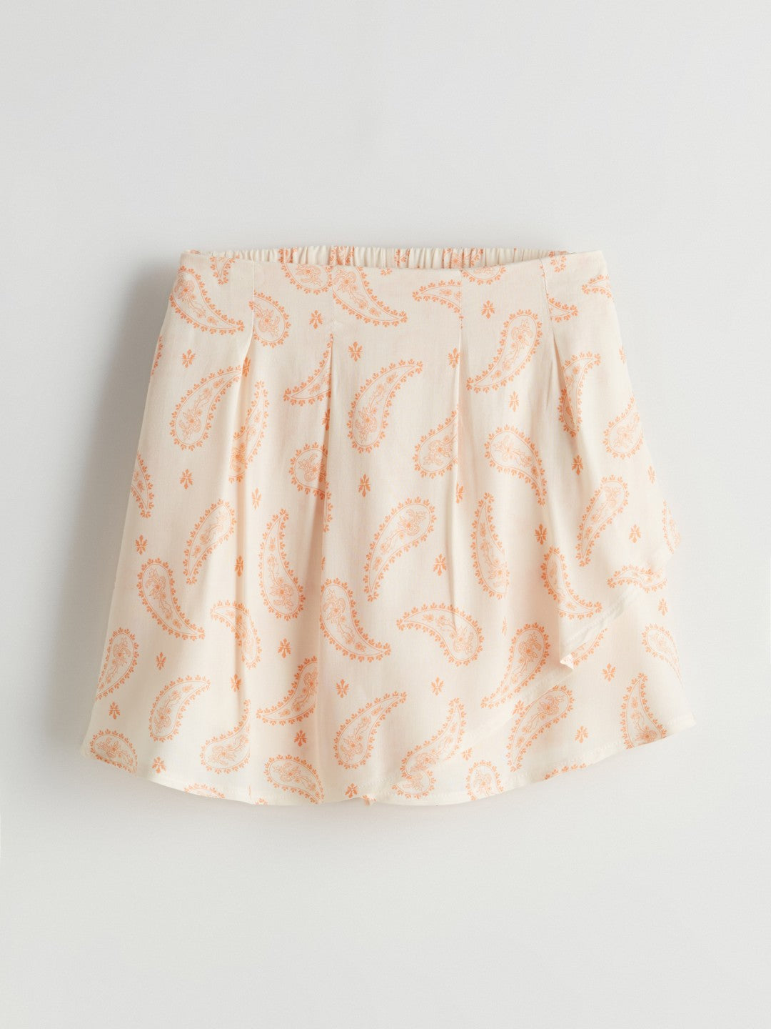 LCW Kids Elastic Waist Girl Shorts Skirt