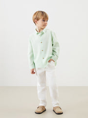 LCW Kids Basic Boy Shirt And Trousers 2-Pack