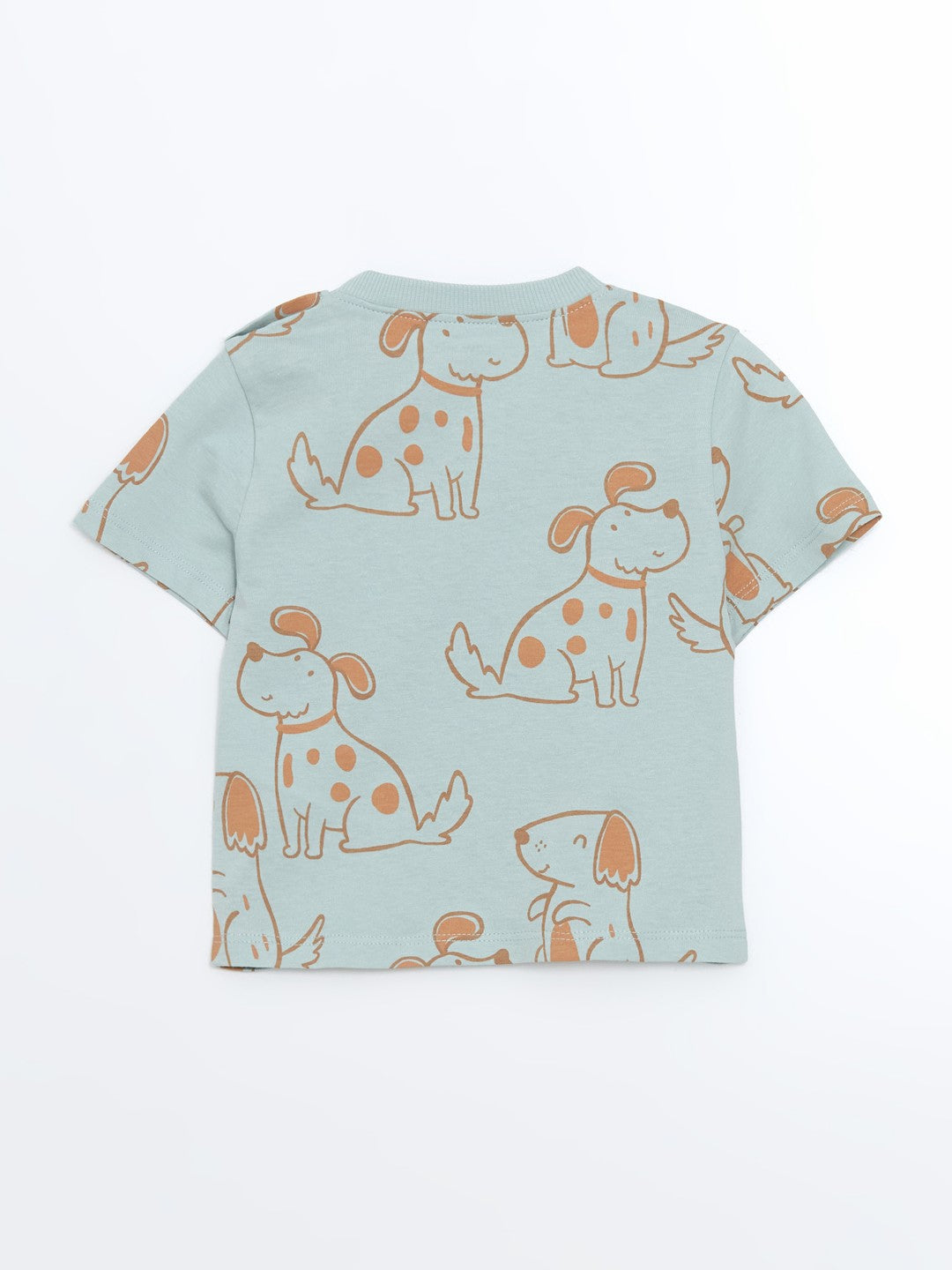 LCW Baby Printed Baby Boy T-Shirt And Sweatpants 2-Piece Set