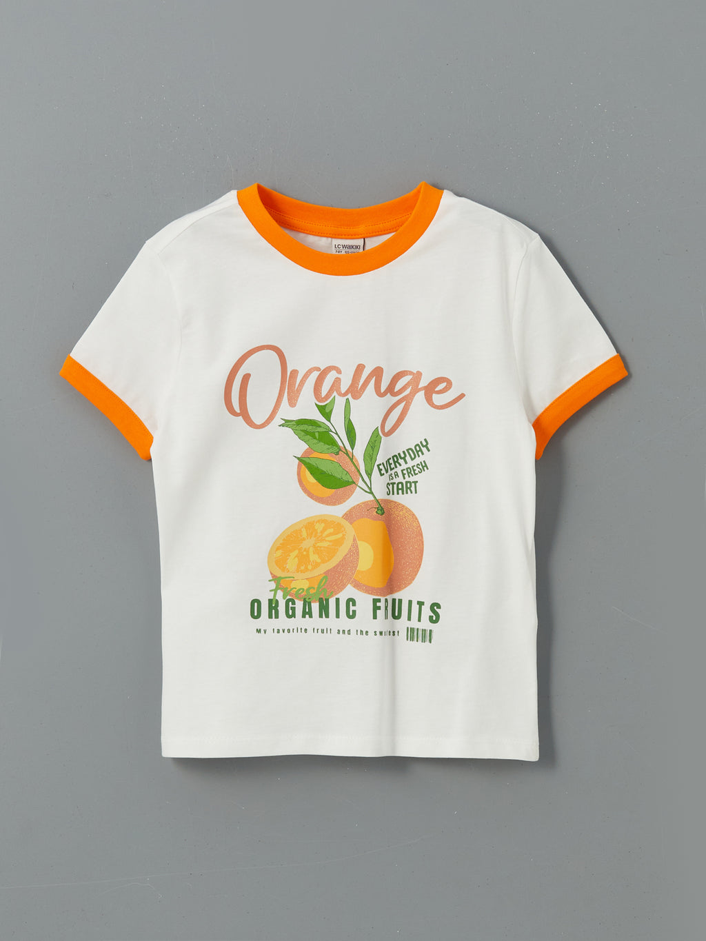 Crew Neck Girls T-Shirt