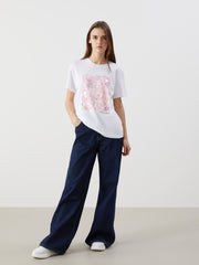 LCW Vision Crew Neck Printed Women T-Shirt