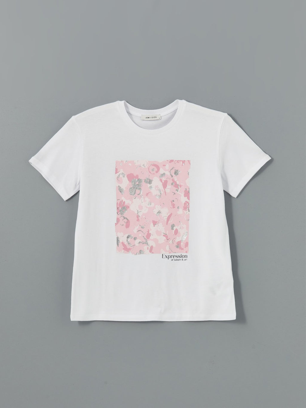 LCW Vision Crew Neck Printed Women T-Shirt