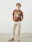 LCW Kids Elastic Waist Linen Blend Boy Cargo Trousers