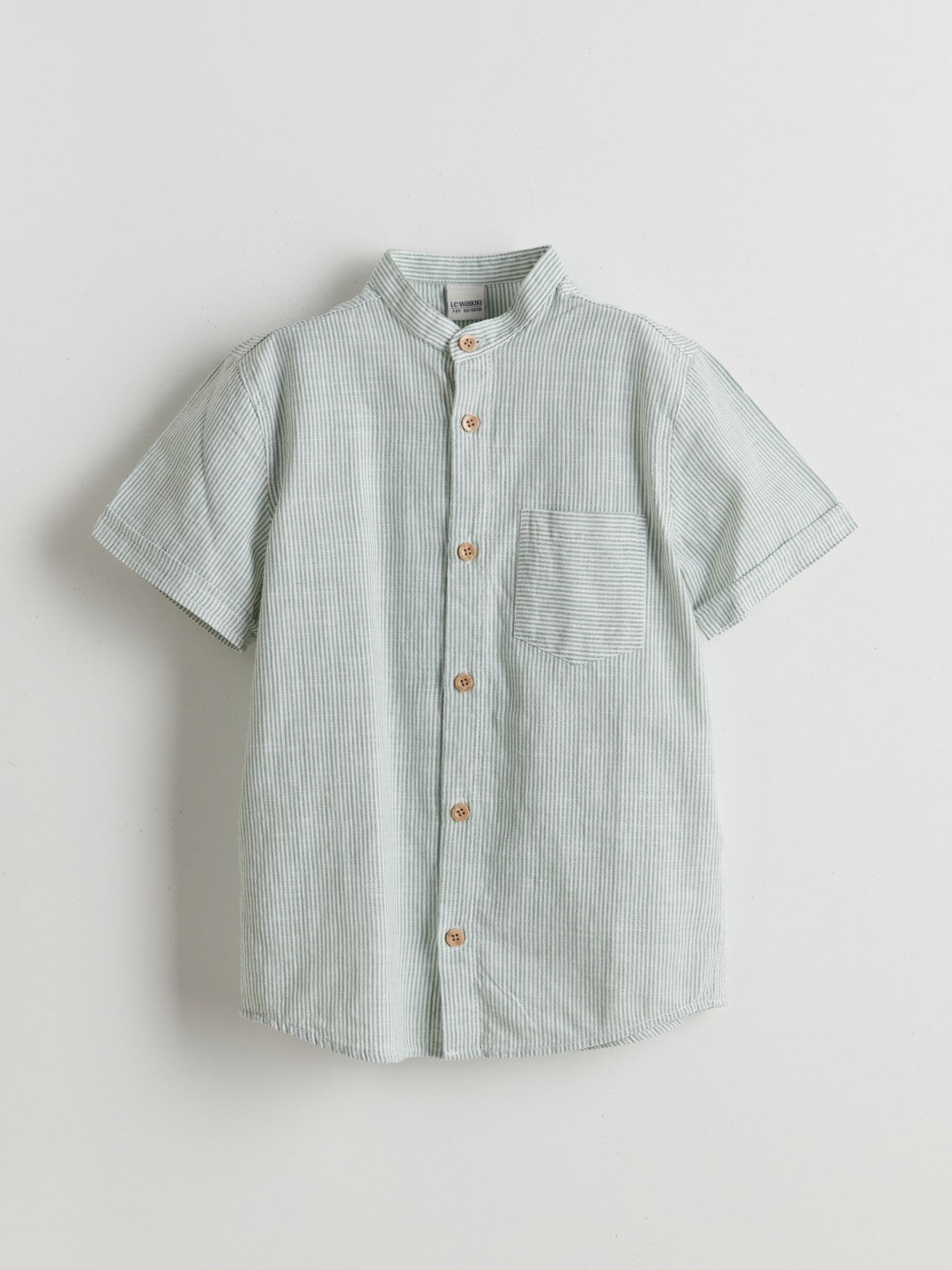 LCW Kids Striped Collar Boy Shirt