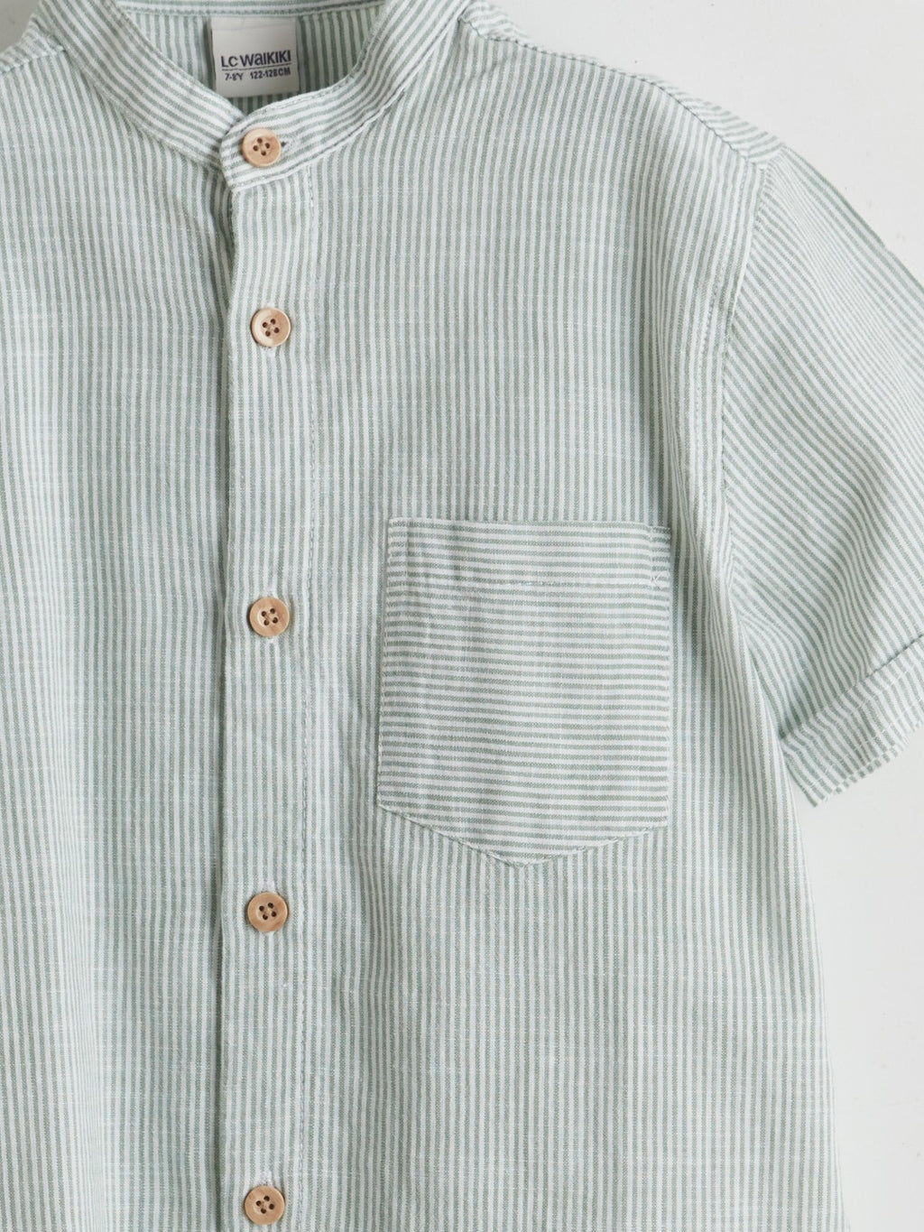 LCW Kids Striped Collar Boy Shirt