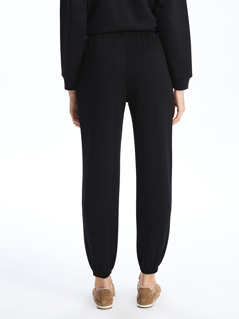LCWAIKIKI Classic Navy Blue Elastic Waist Women Jogger Sweatpants