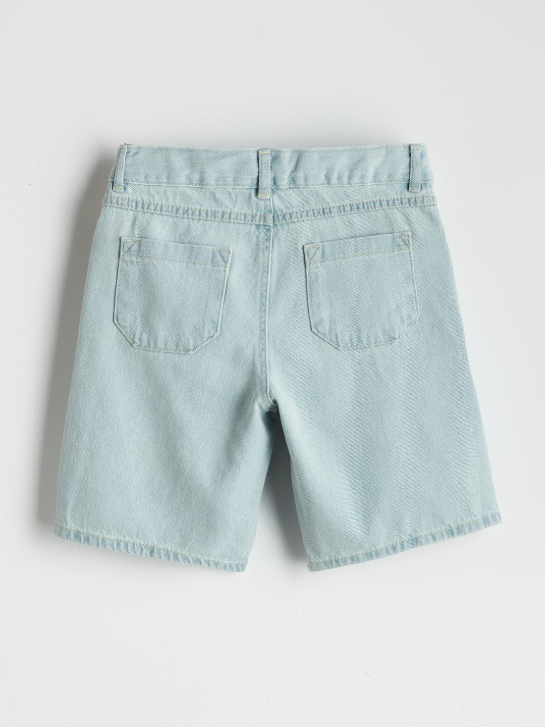 LCW Kids Adjustable Waist Elastic Boy Jean Shorts