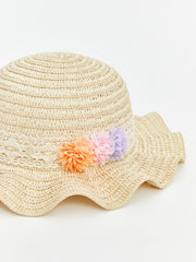 LCW Baby Baby Girl Straw Hat