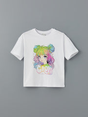 Crew Neck Girls T-Shirt