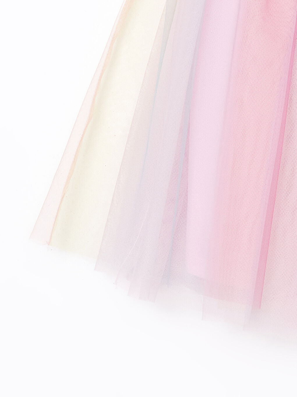 LCW Kids Mixed Elastic Waist Girls Tutu Skirt