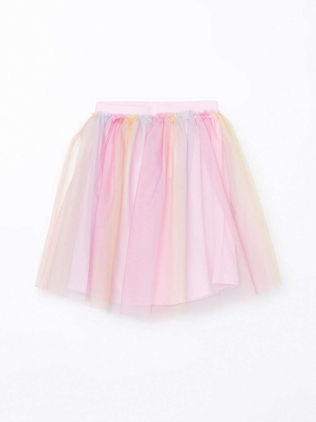 LCW Kids Mixed Elastic Waist Girls Tutu Skirt