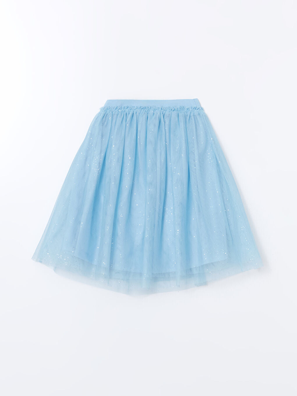 LCW Kids Blue Elastic Waist Girl Tutu Skirt