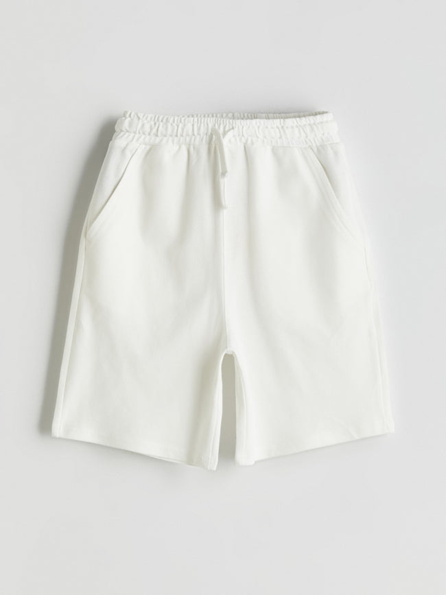 LCW Kids Elastic Waist Boy Shorts Hover Image
