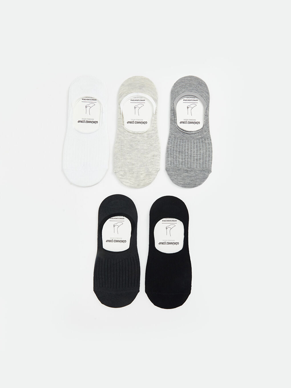 LCW ACCESSORIES Mixed Men Ballerina Socks 5-Pack