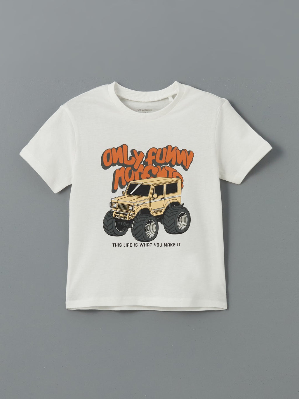 LCW Kids Crew Neck Printed Boys T-Shirt 3-Pack