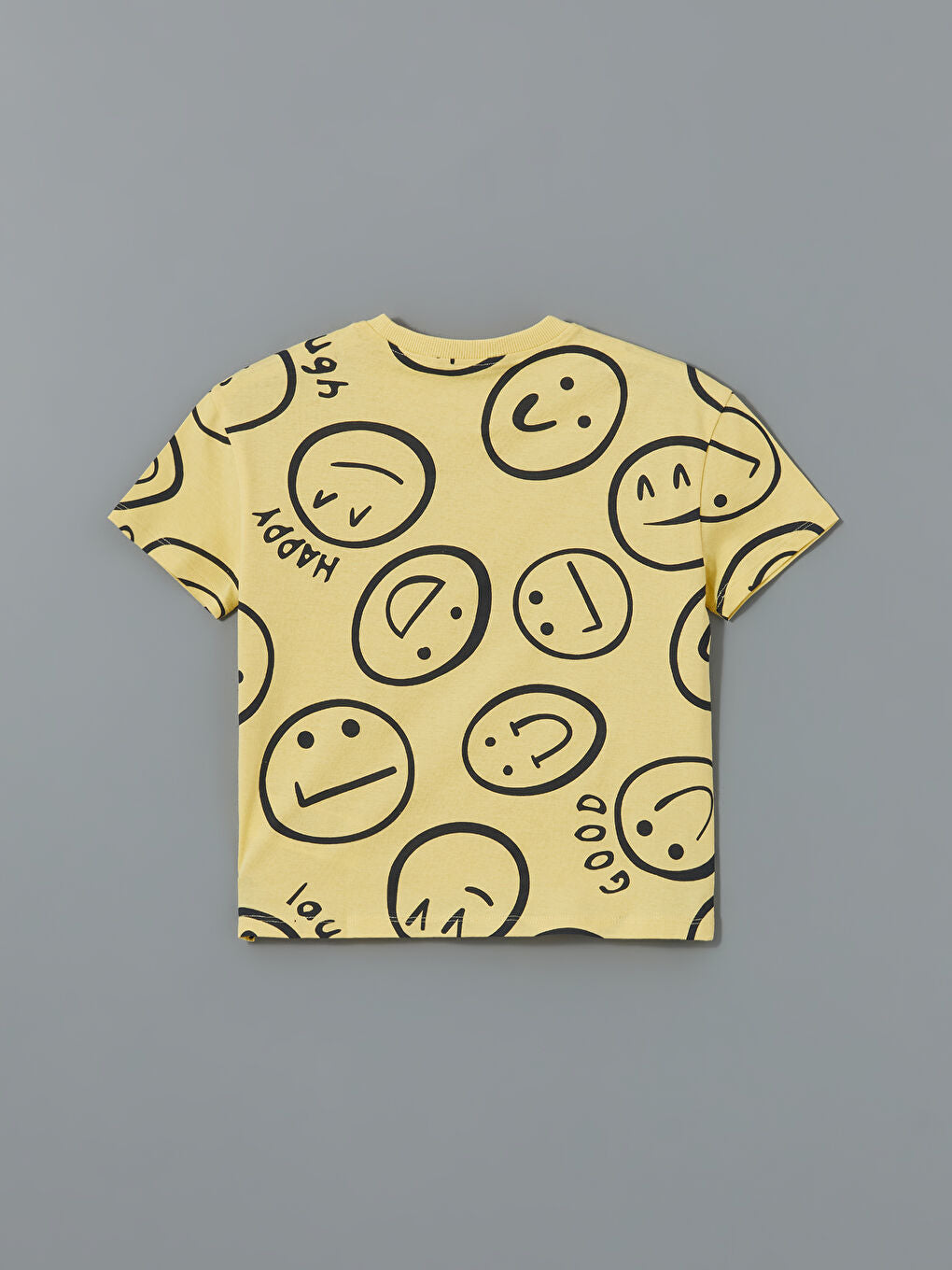 LCW Kids Ecru Crew Neck Printed Boys T-Shirt 2-Pack