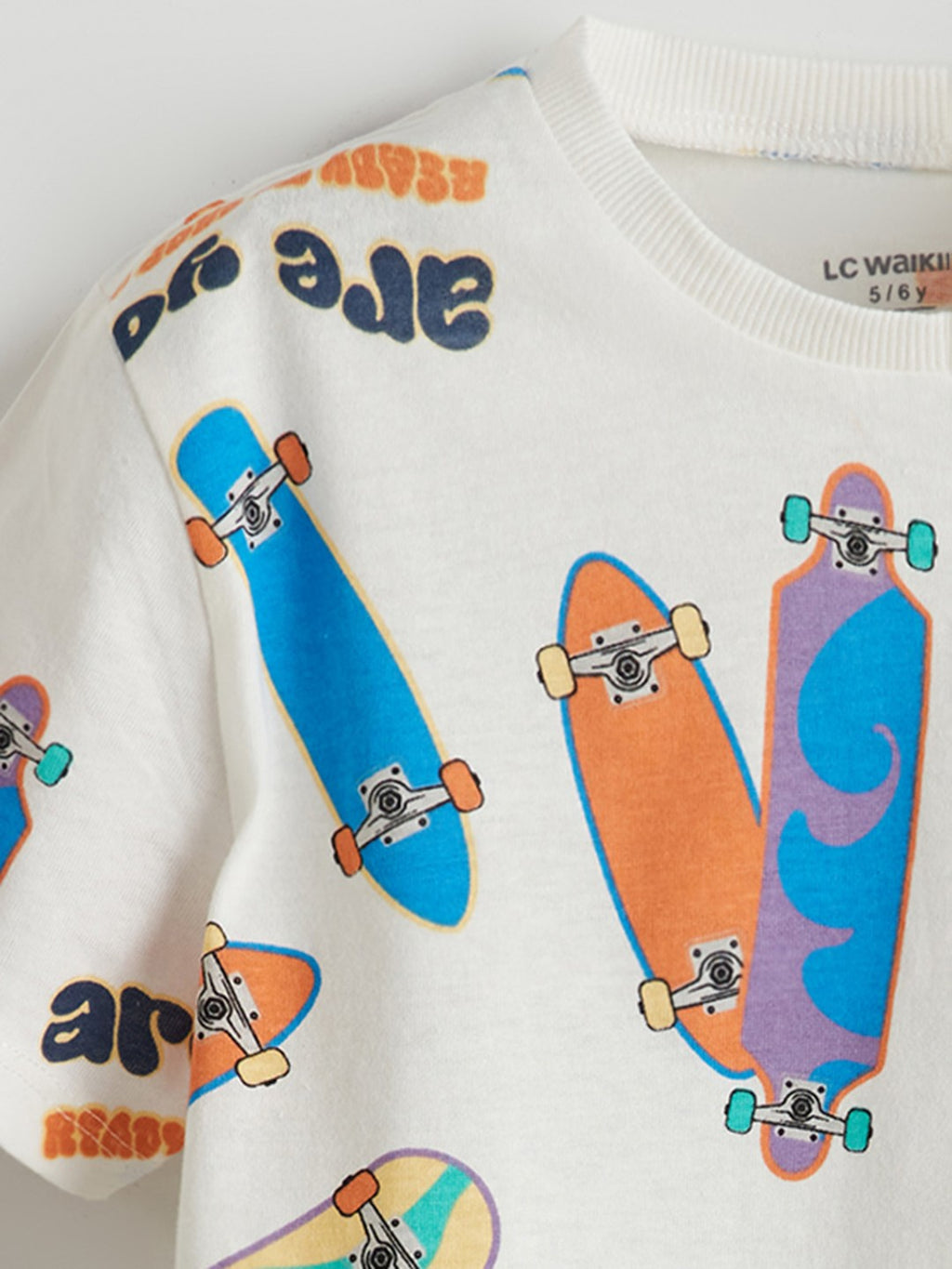 LCW Kids Crew Neck Printed Boy T-Shirt 2-Pack