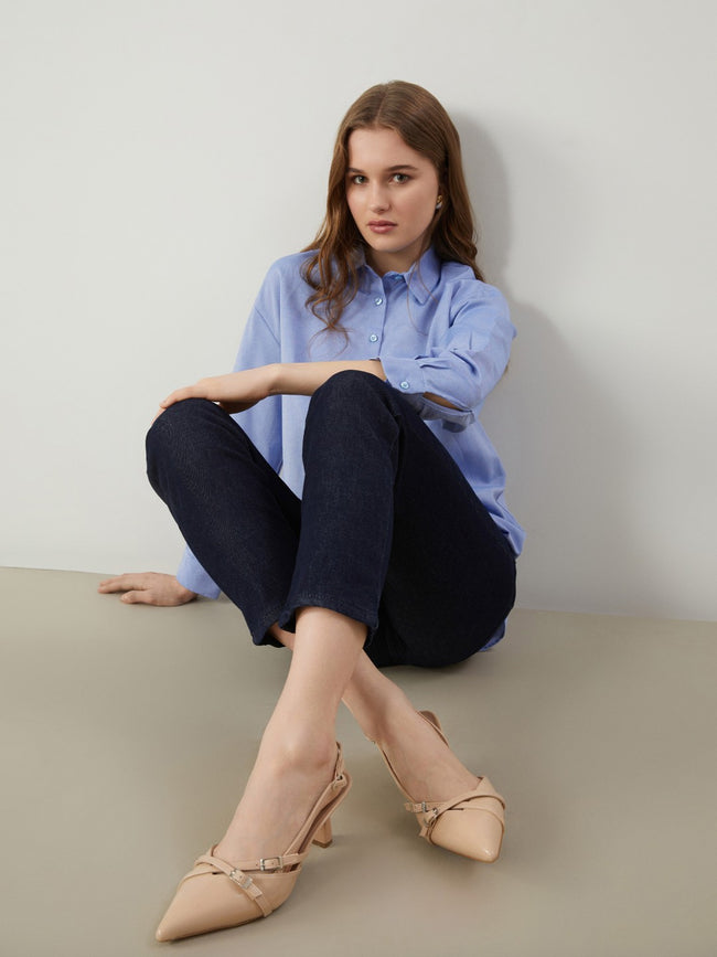 LCW Steps Pointed Toe Women High Heel Shoes Hover Image