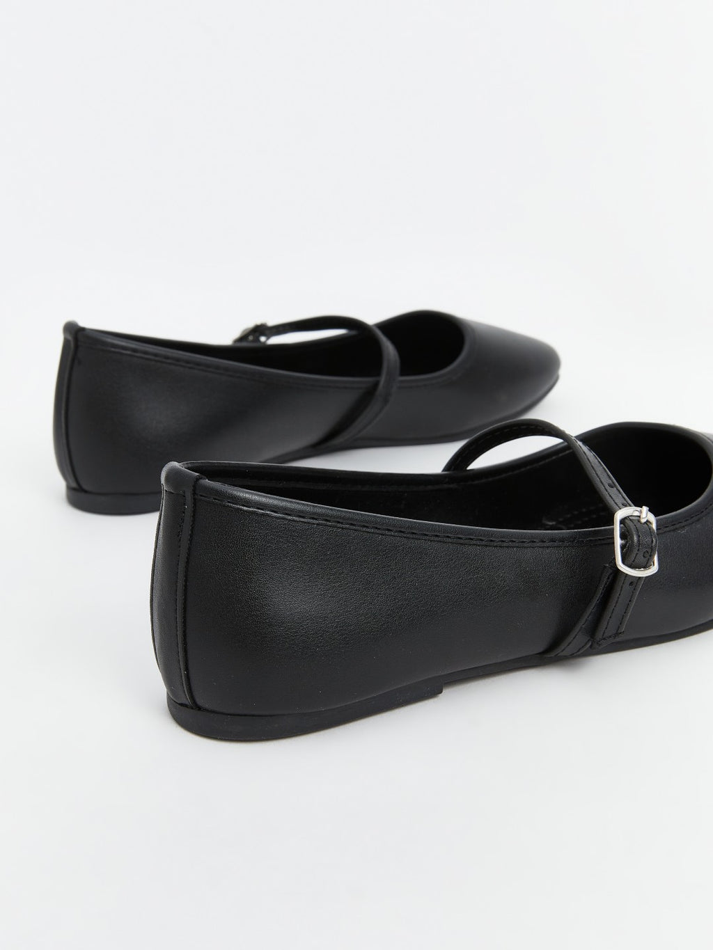 LCW Steps Leather Look Women Ballerina Shoes