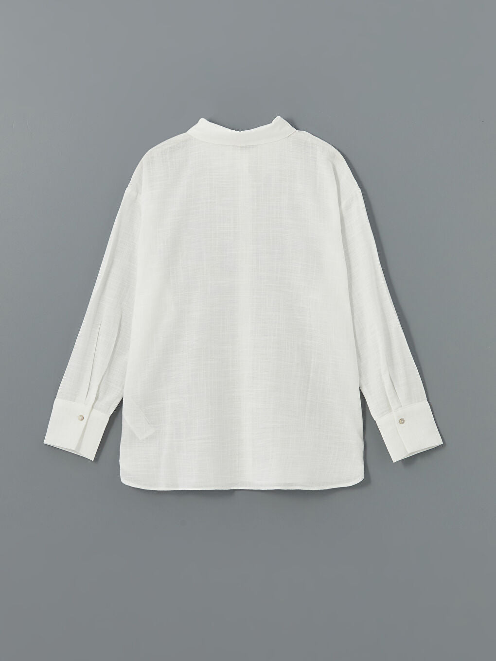 LCW Vision Ecru Loose Fit Women Shirt