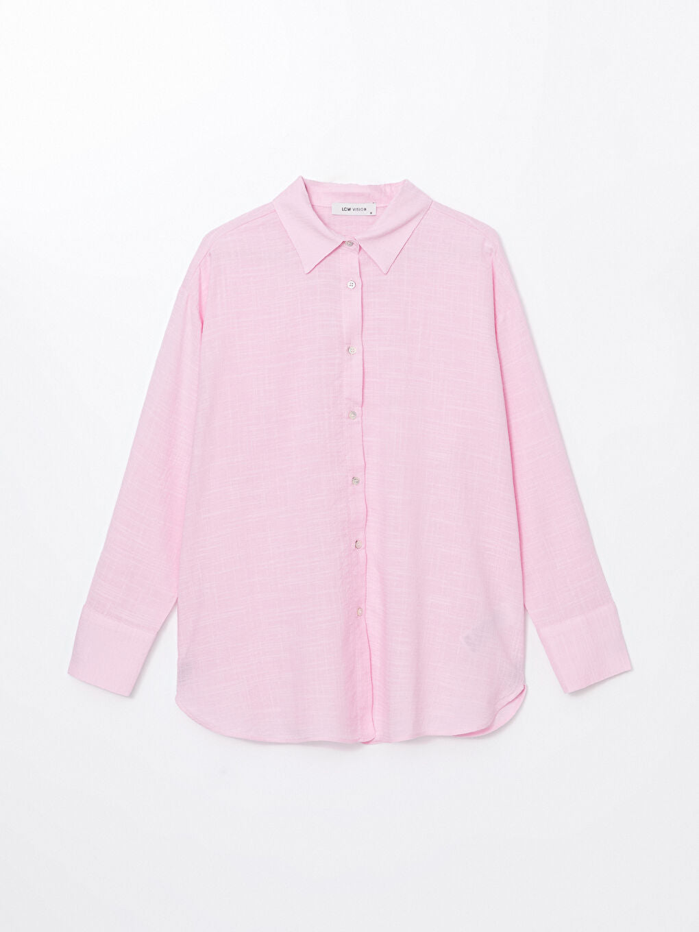 LCW Vision Ecru Loose Fit Women Shirt