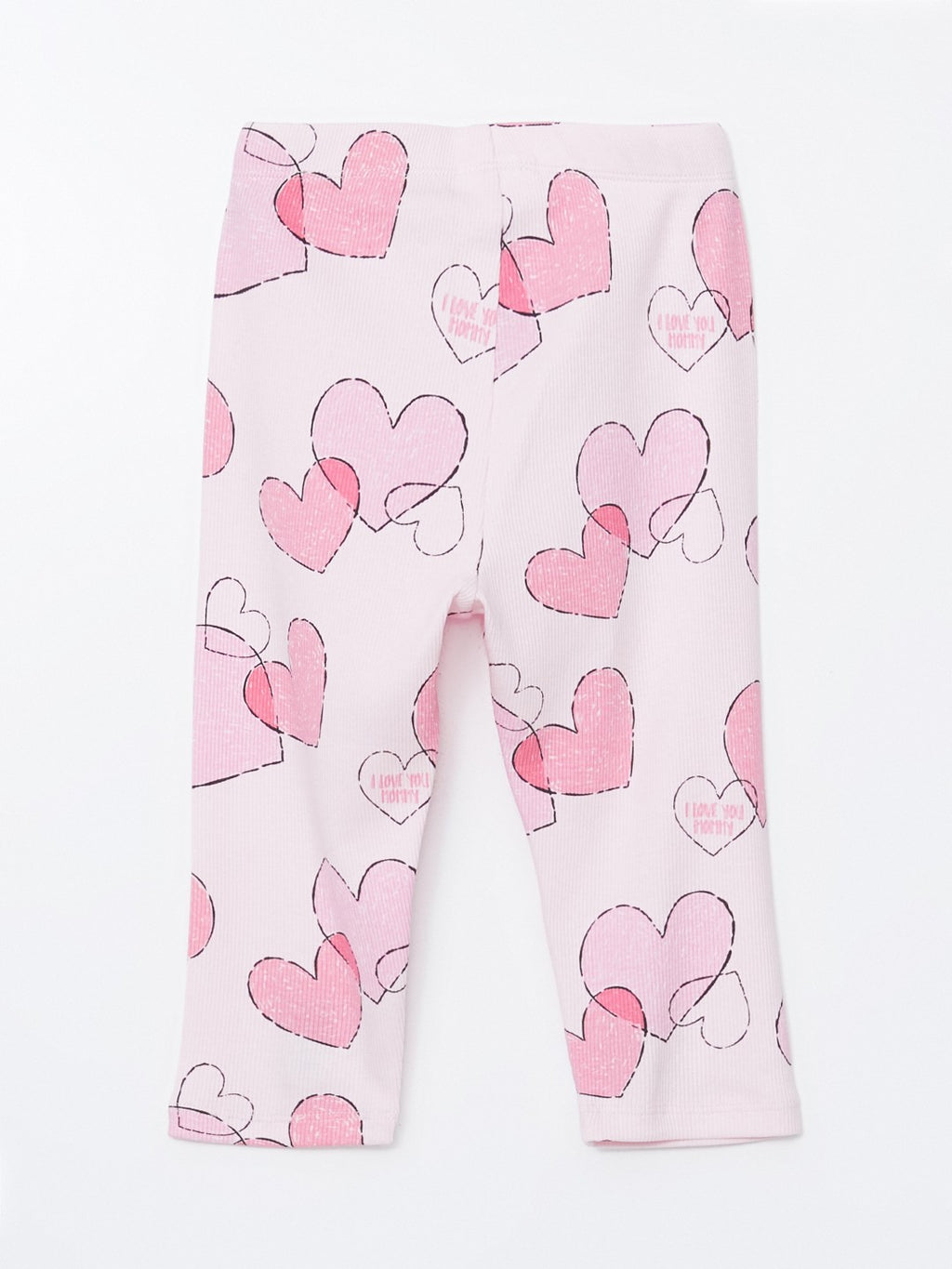 LCW Kids Elastic Waist Printed Girls Leggings