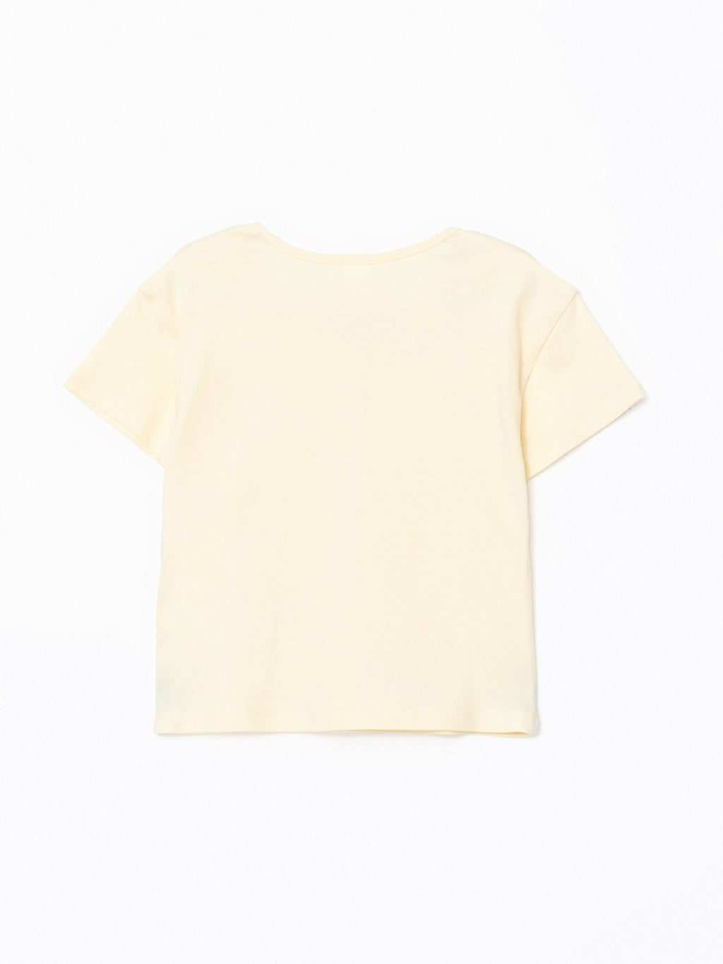 LCW Kids Crew Neck Floral Combed Cotton Girls T-Shirt