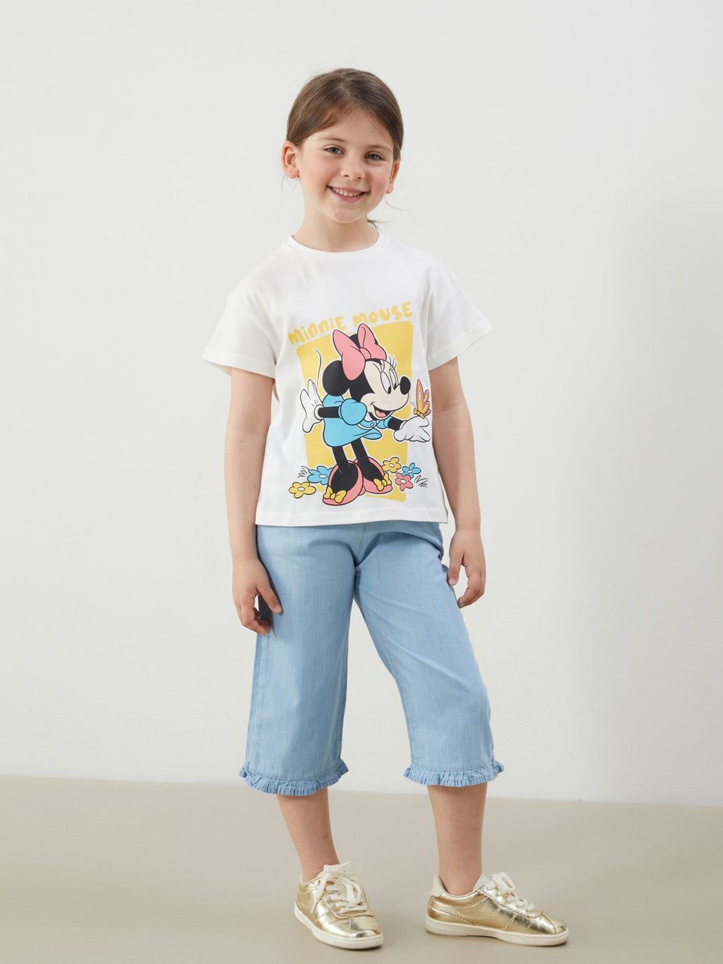 LCW Kids Elastic Waist Girl Jeans