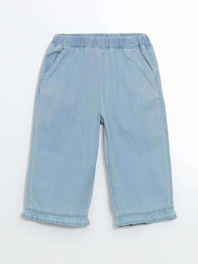 LCW Kids Elastic Waist Girl Jeans Main Image