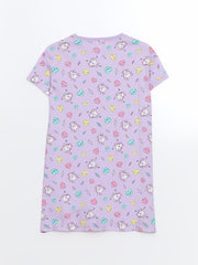 Crew Neck Girl Nightgown