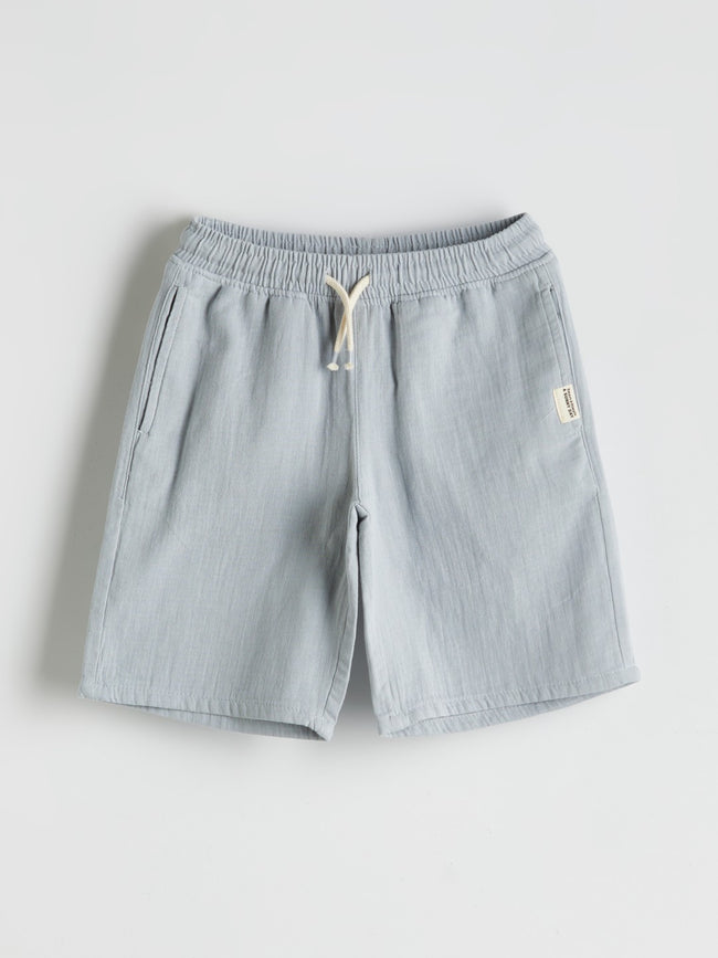 LCW Kids Elastic Waist Boy Shorts Hover Image