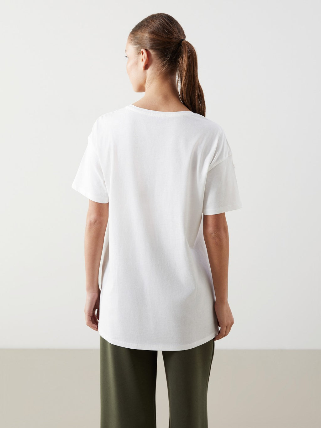 LCW Classic Crew Neck Printed Women T-Shirt