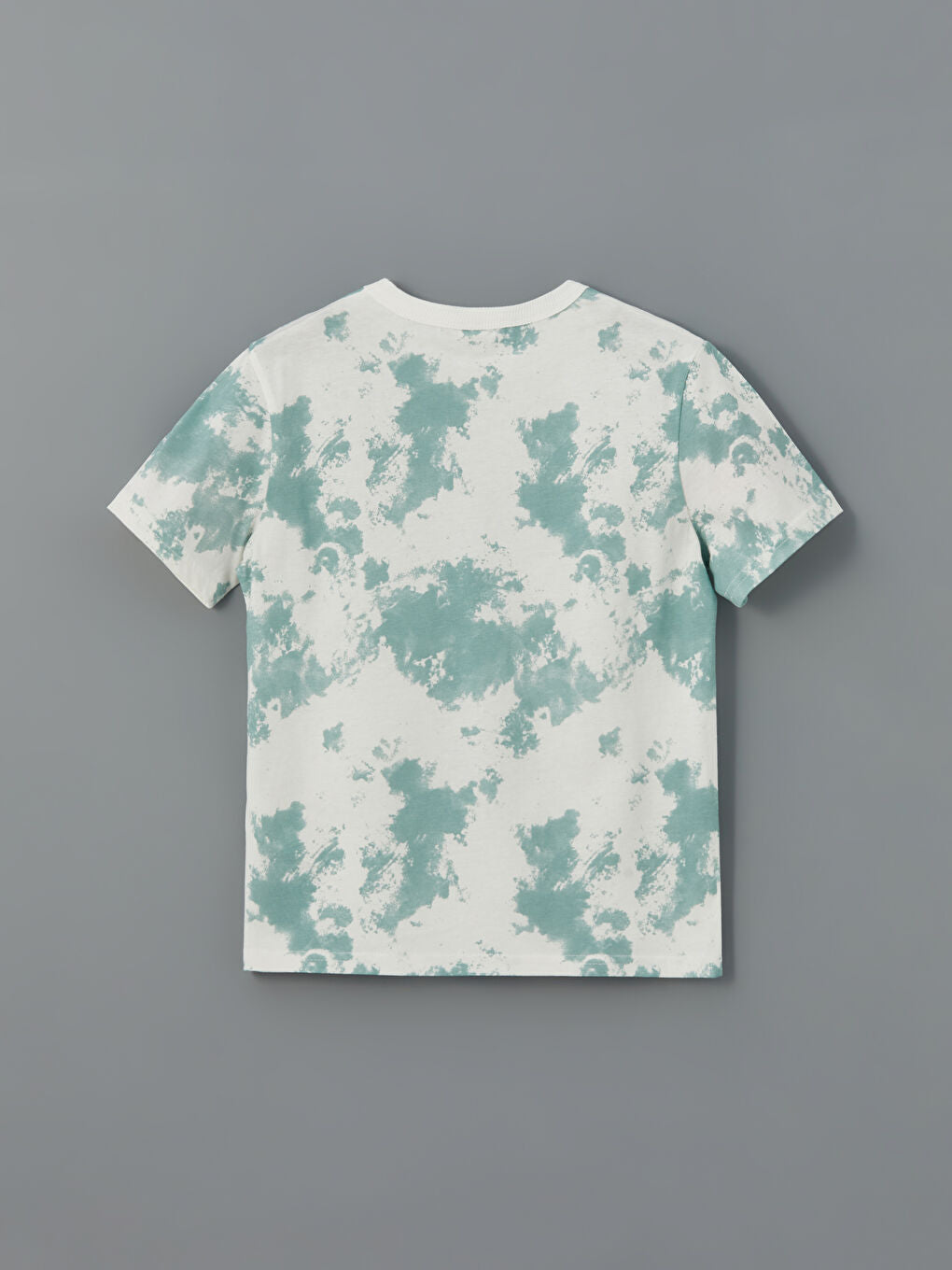 LCW Kids Ecru Crew Neck Boy T-Shirt and Shorts