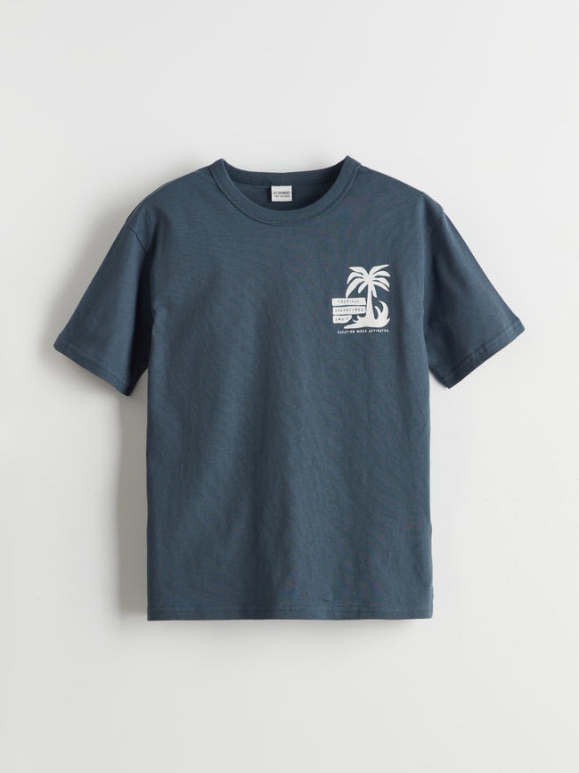 LCW Kids Crew Neck Boy T-Shirt Hover Image