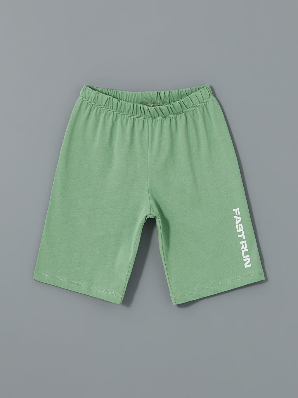 LCW Kids White Crew Neck Boy Shorts Pajama Set