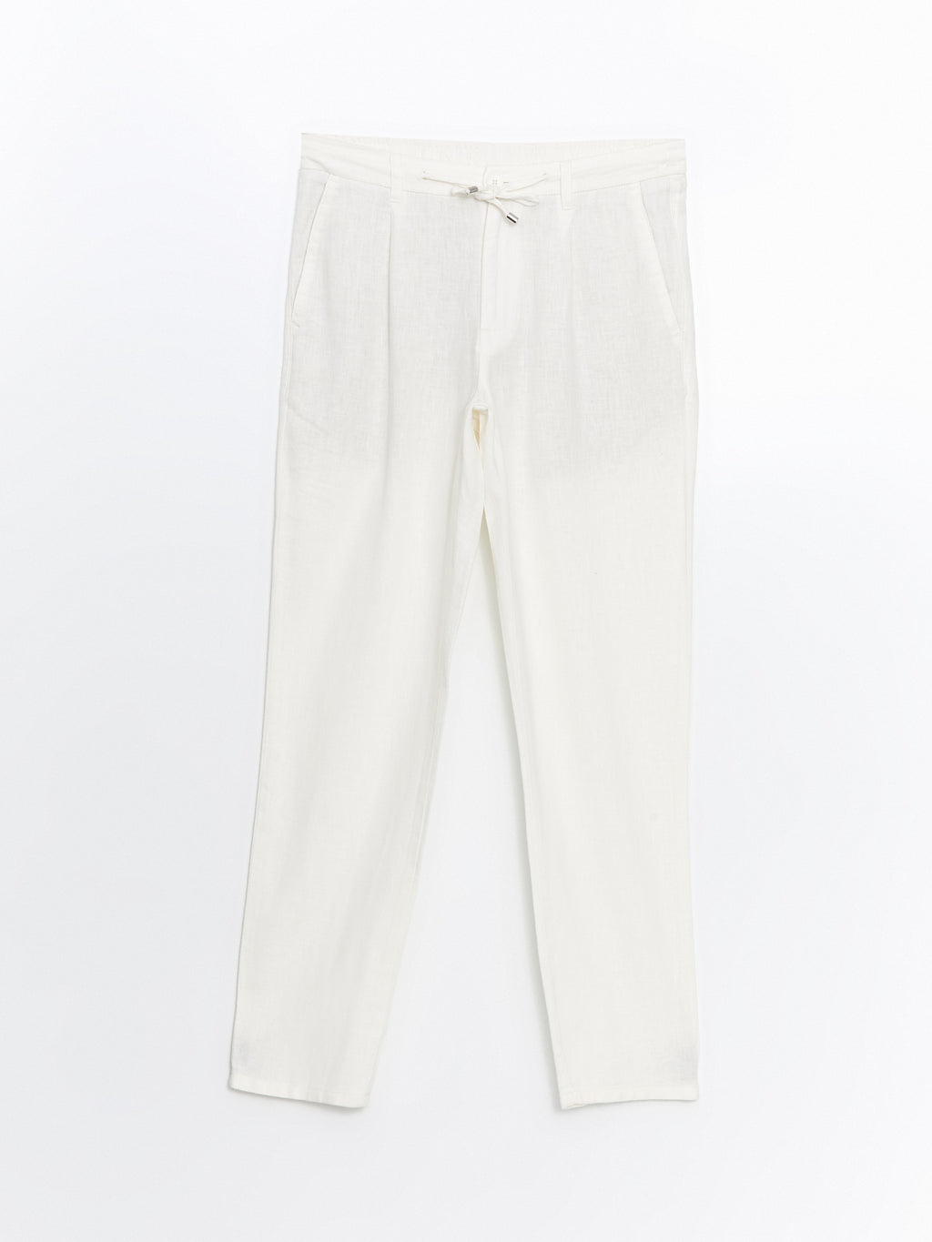 Slim Fit Linen Blend Men Trousers