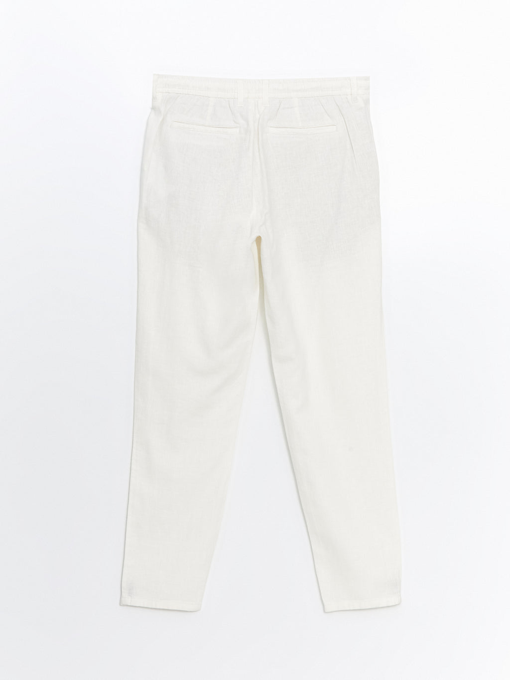 Slim Fit Linen Blend Men Trousers