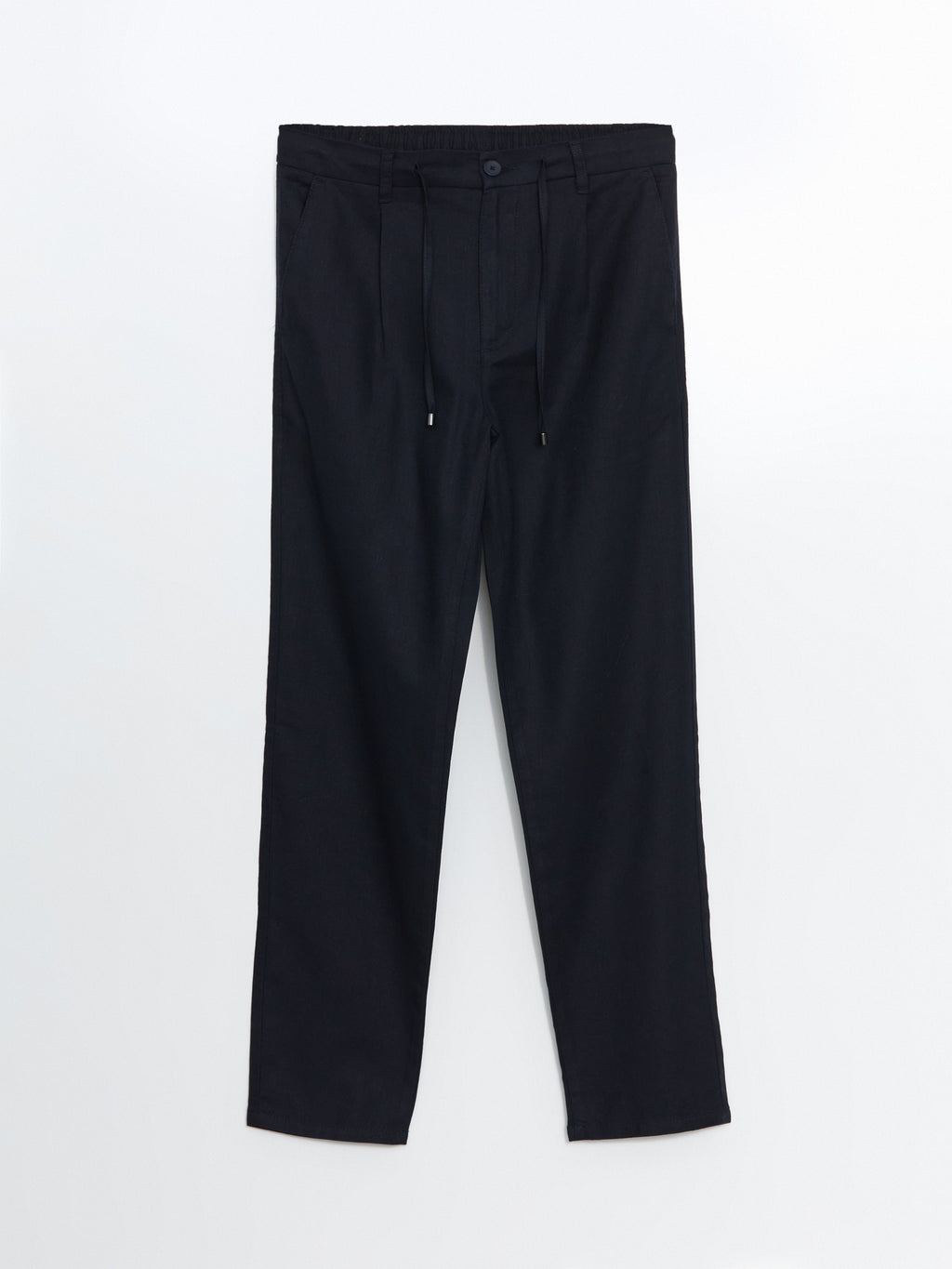 Slim Fit Linen Blend Men Trousers