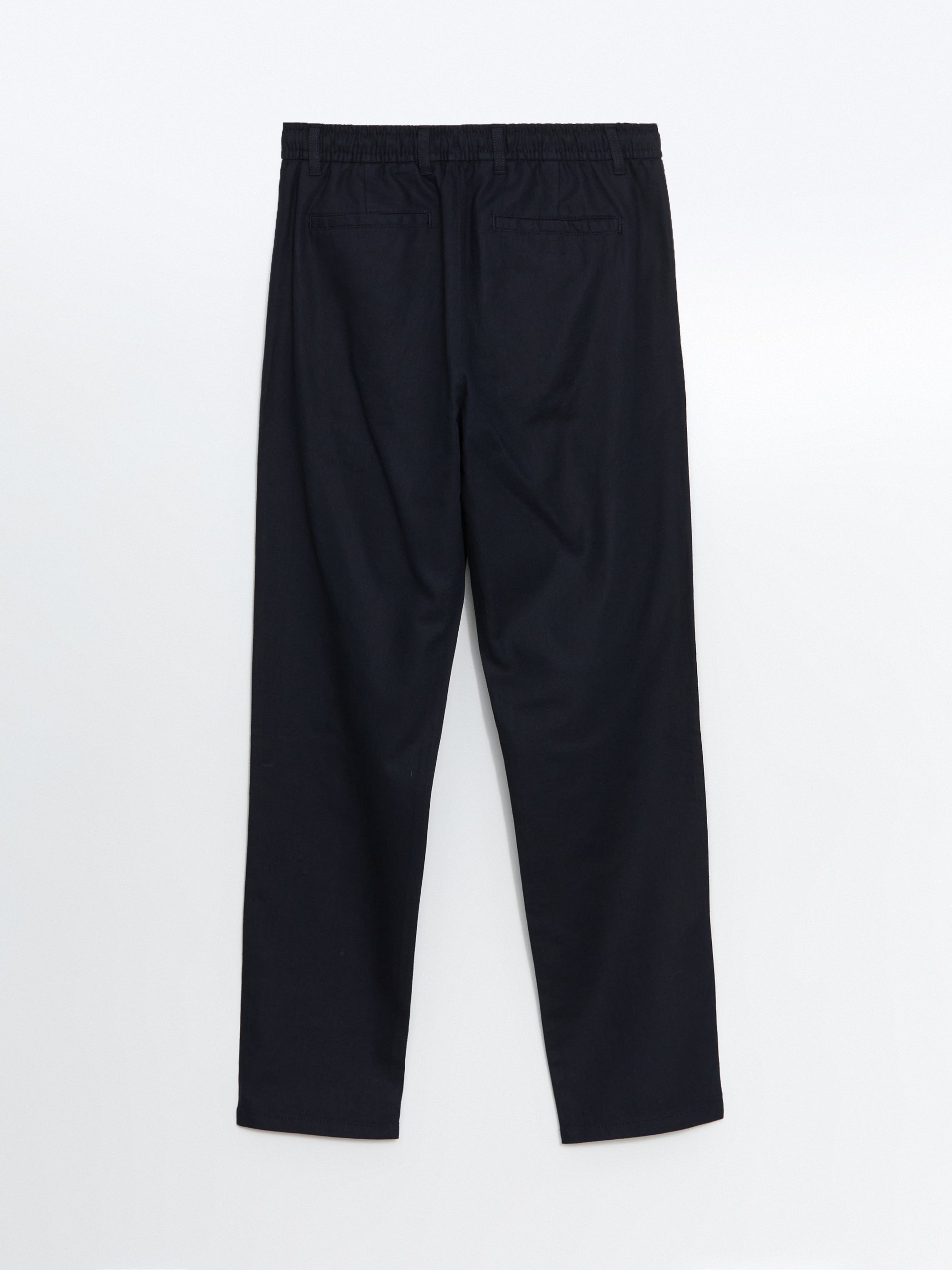 Slim Fit Linen Blend Men Trousers